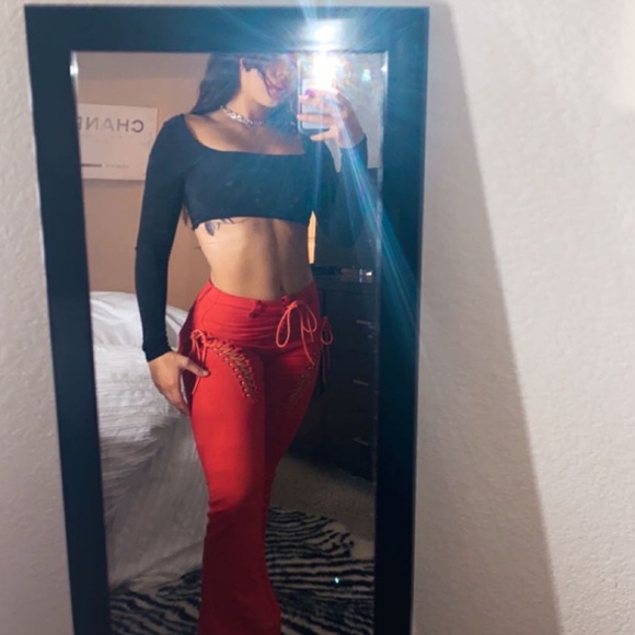 Mid rise edikted lace up pants - Picture 5 of 5